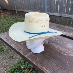 Unisex Vented Straw Cowboy Hat